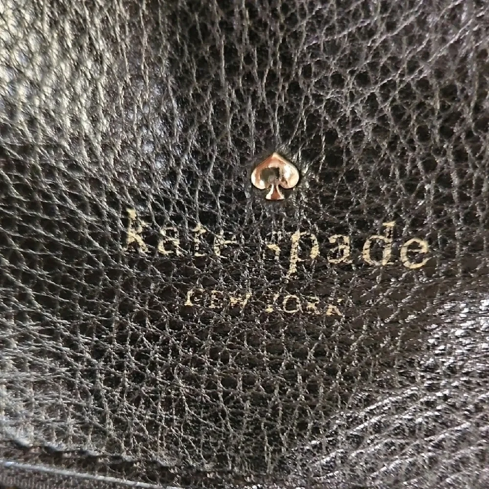 Kate Spade Black Pebble Leather Crossbody Bag